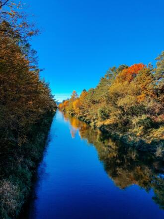 Loisach-Isar Kanal mündet in die Isar