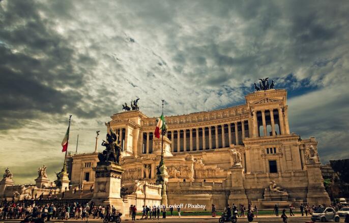 Piazza Venezia in Rom - Italien / Europa