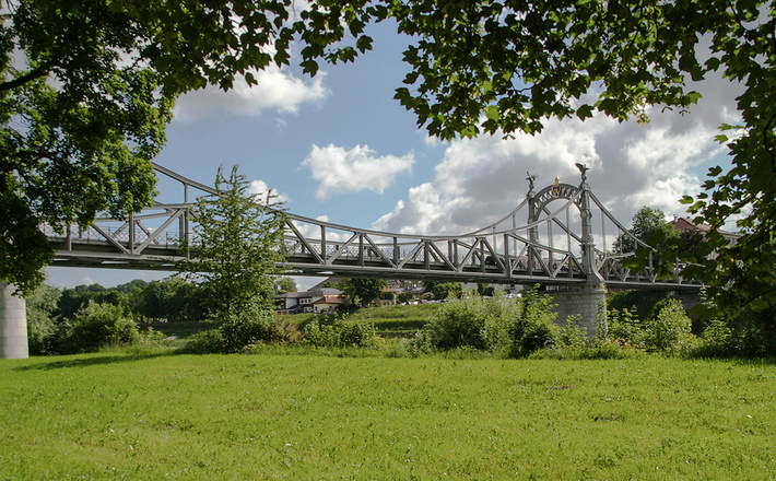 Die Brücke über die Salzach