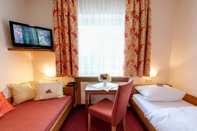 Einzelzimmer im Hotel Fruth