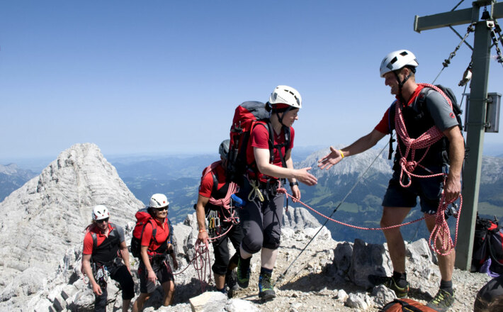 Mit Bergführer durch die Watzmann Ostwand auf die Südspitze