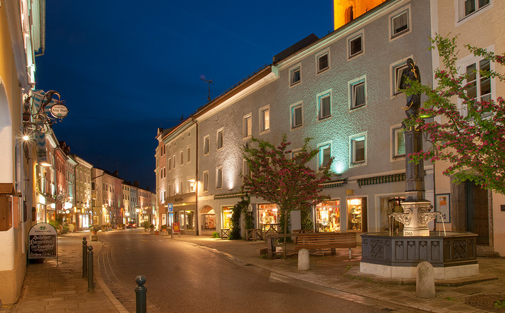Blaue Stunde in Teisendorf