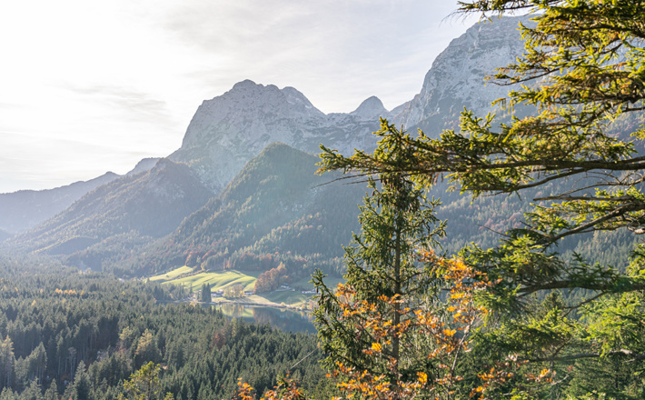 Blick zum Hintersee vom Wartstein