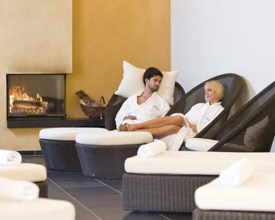 Entspannen im Wellnessbereich