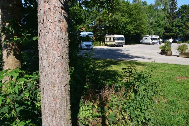 Stellplatz an der Amper