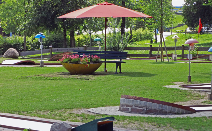 Minigolf im Luitpoldpark Berchtesgaden
