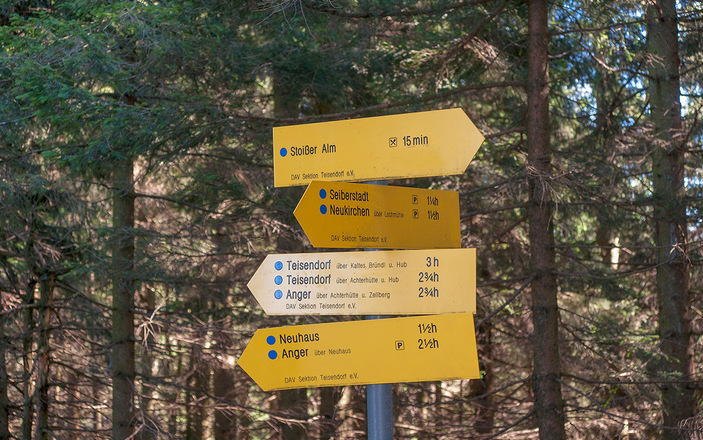 Wanderweg zur Stoißer Alm