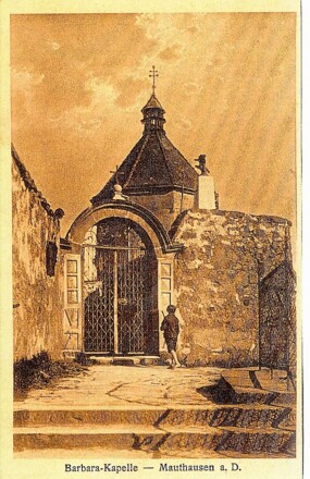 Alte Postkarte - Der Karner in Mauthausen