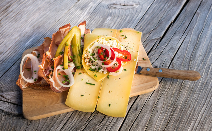 Brotzeit auf der Sellarn