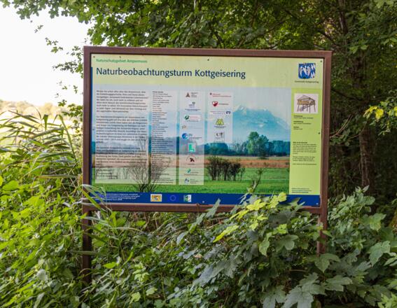 Infotafel Naturbeobachtungsturm