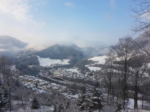 Tiefblick auf Kleinreifling