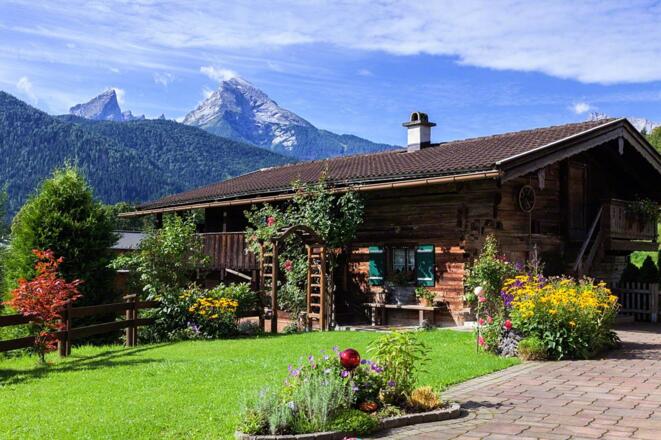 Im Garten unseres Bauernhofes