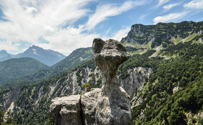 Die Steinerne Agnes im Lattengebirge