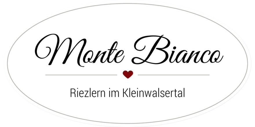 Unser Schriftzug Monte Bianco