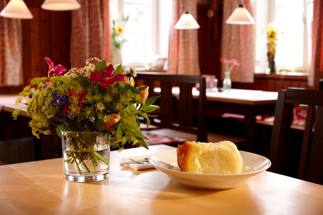 Hausgemachte Rohrnudel im Gasthof Eberl