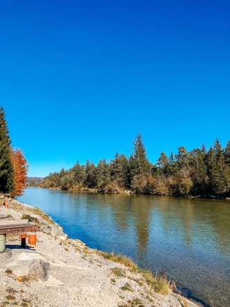 Floßlände Isarfloß Angermeier bei Wolfratshausen