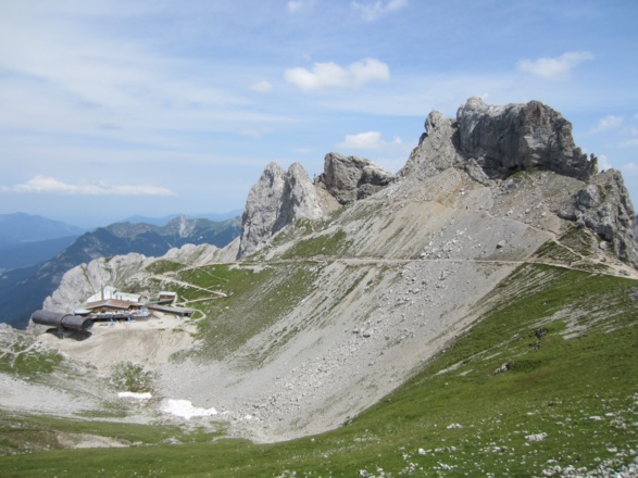 Die Bergstation der Karwendelbahn