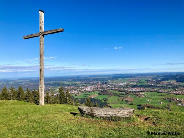 Audioguide Blomberg: Aussicht auf die Stadt Bad Tölz