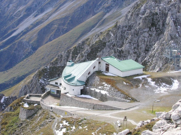 Die Bergstation der Nordkettenbahn