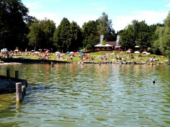Strandbad am Simssee.