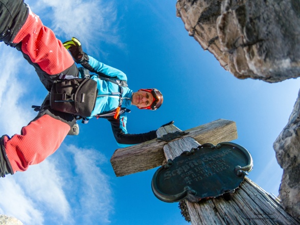 Gipfelselfie Stefan Stadler am Großen Mühlsturzhorn.