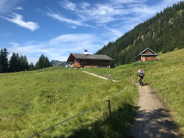 Kurz vor der Enningalm