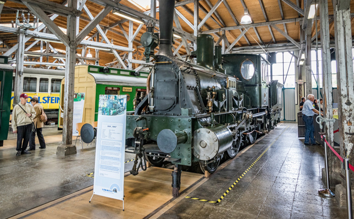 Exponate in der Lokwelt Freilassing