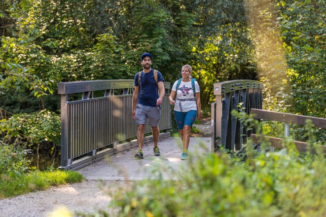 Wandern in den Amperauen bei Olching