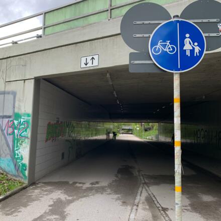 Unterführung Mittlerer Ring am Willi-Gebhardt-Ufer