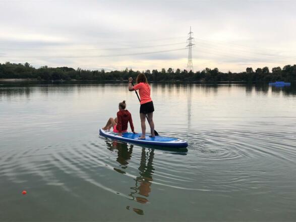 SUP auf dem Echinger See