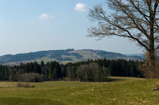 Blick zum Schnalz-Gipfel