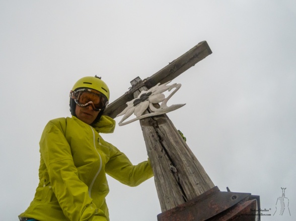 Gipfelselfie Kletteronkel auf dem Heuberg.