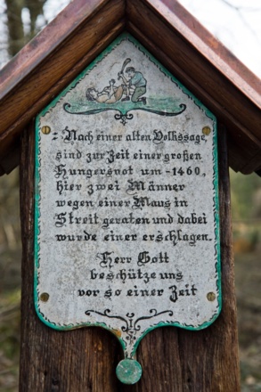 Schild am Kirnberg-Rundweg