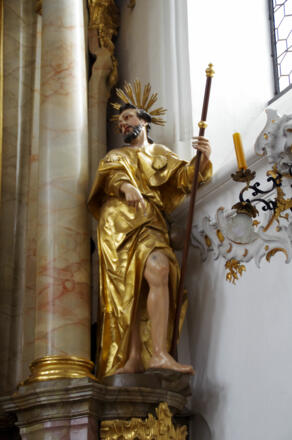 Bergen - Wallfahrtskirche Hl. Kreuz, St. Rochus