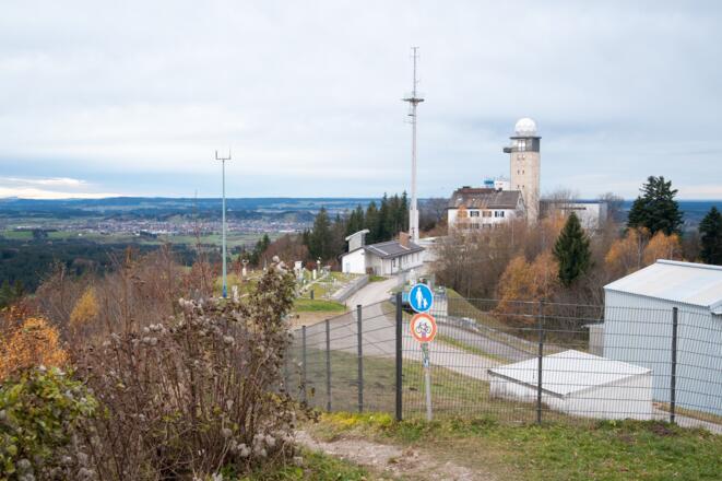 Die meteorologische Station auf dem Hohen Peißenberg