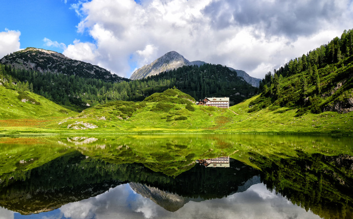 Der Funtensee und das Kärlinger Haus