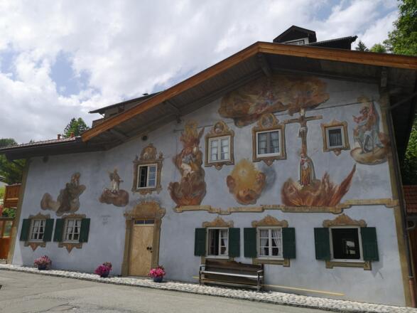 Lüftelmalerei auf dem Schlipferhaus