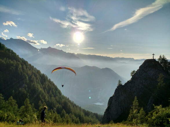 Unser Startplatz am Jenner.
