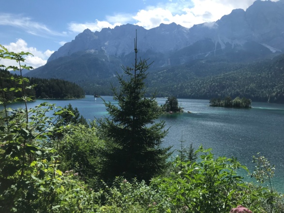 Blick über den Eibsee