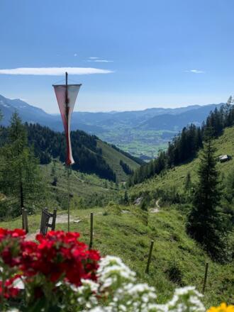 Ausblick von der Lettkaser Alm
