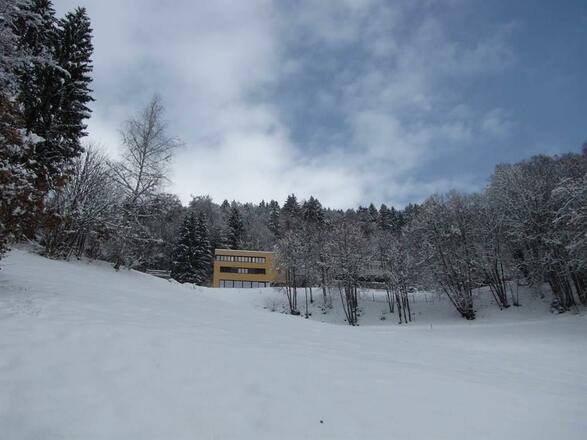 Hausansicht Winter