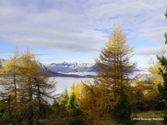Navis - Blick auf Stubaier Alpen