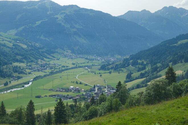 Herrlicher Blick ins Gasteiner Tal