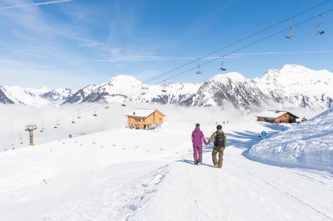 Winterwandern in Sonntag-Stein