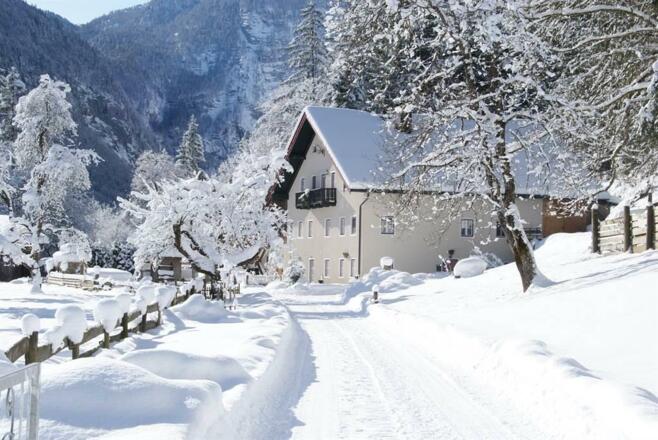Apartment Bluntaumühle im Winter