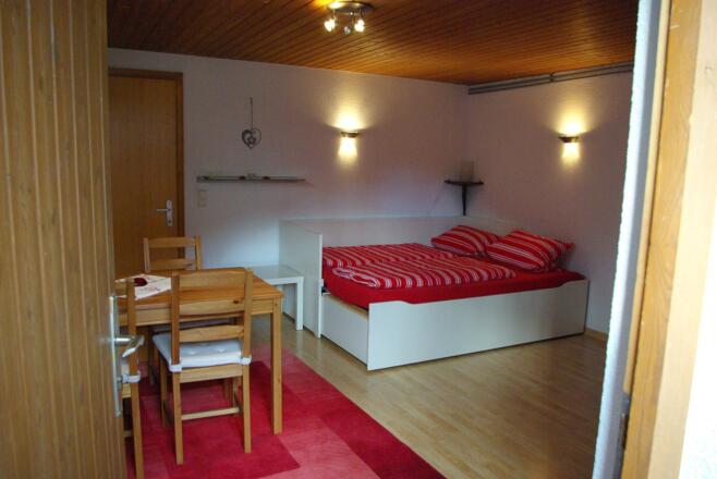 Zusatzbett für 2 Pers. im Wohnzimmer