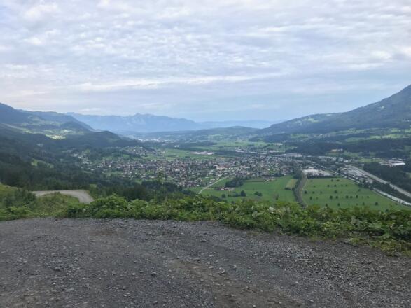 Blick nach Nenzing/Walgau