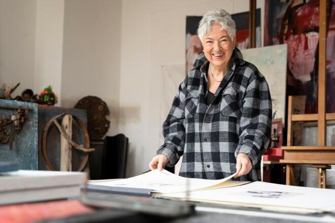 Barbara von Johnson gewann 1963 den Wettbewerb zur Gestaltung des kleinen Kobolds