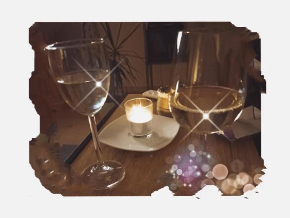 Ein Gläschen zu "zweit"