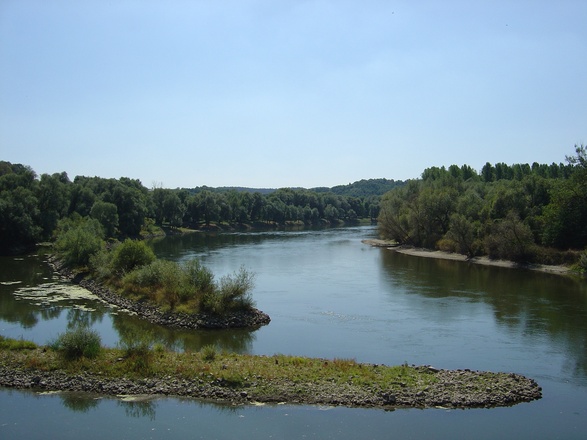 Flusslandschaft Donau bei Bad Abbach